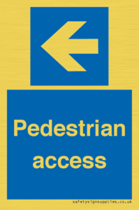 Pedestrian access